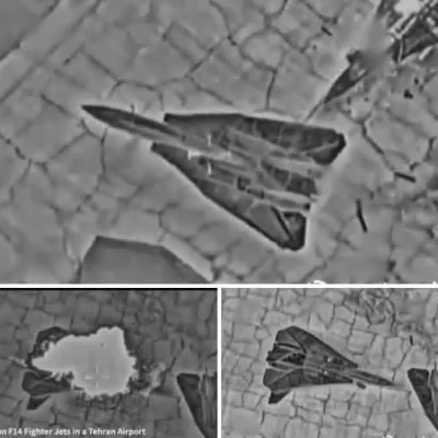 Lukisan Tipu Daya Iran: F-14 Palsu di Mehrabad, AS Buang Rudal Mahal
