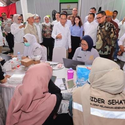 Kawasan Ekonomi Ciputat Kini Dilengkapi Pos Kesehatan Merah Putih untuk Masyarakat