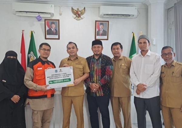 Baznas Tangsel Salurkan Bantuan ke Aceh Tamiang