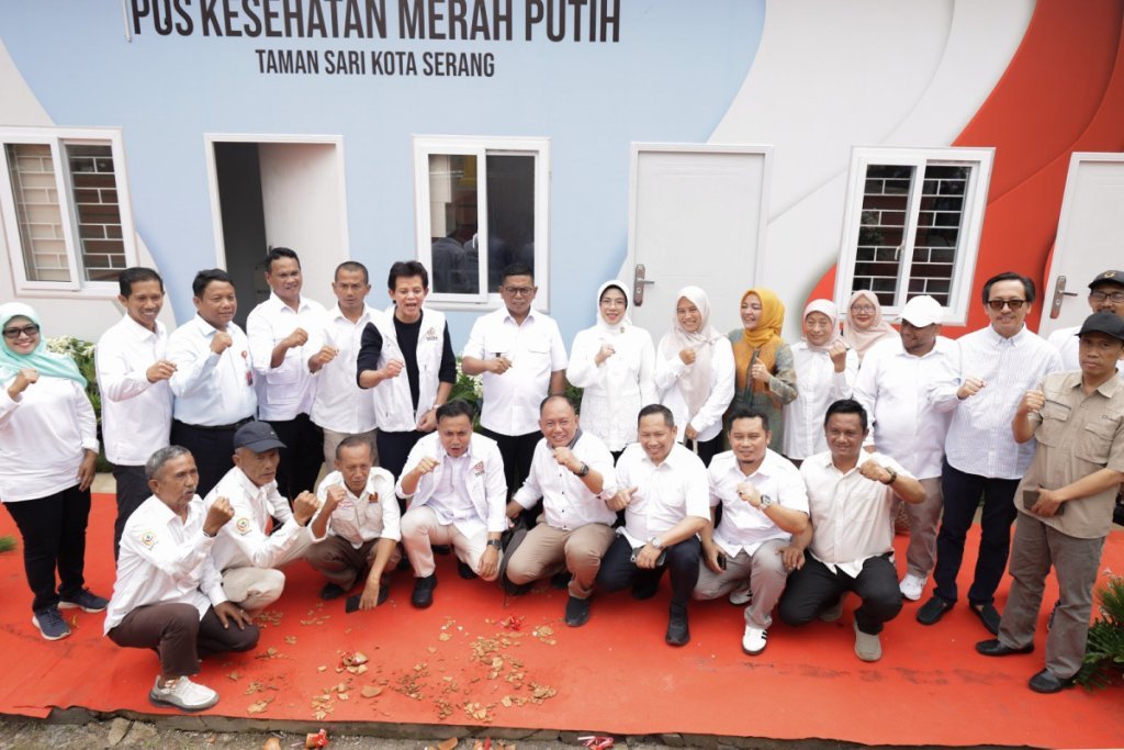 Andra Soni Resmikan Pos Kesehatan Merah Putih di Serang, Targetkan Pelayanan Lebih Dekat Masyarakat