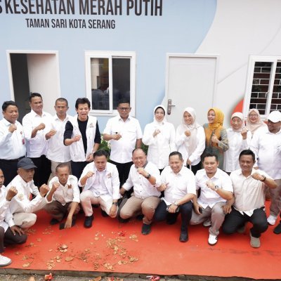 Andra Soni Resmikan Pos Kesehatan Merah Putih di Serang, Targetkan Pelayanan Lebih Dekat Masyarakat