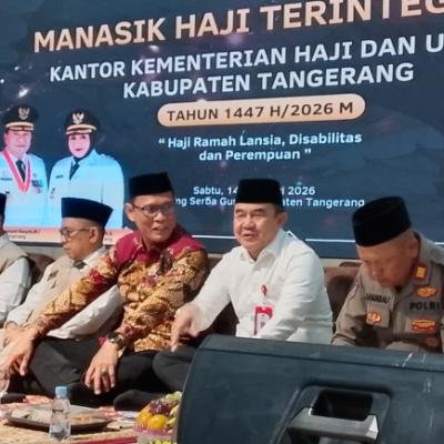 Sekda Soma Apresiasi Bimbingan Manasik Haji Tingkat Kabupaten Tangerang Tahun 1447 H / 2026.