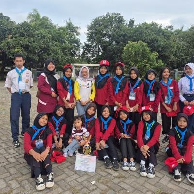 PMR SMPN 14 Cilegon Juara 3 Kompetensi Pertolongan Pertama