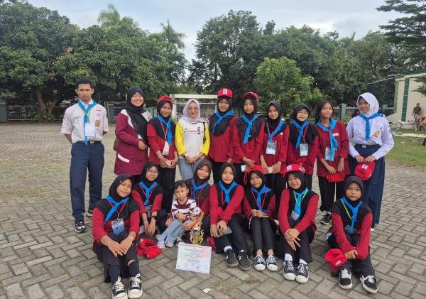 PMR SMPN 14 Cilegon Juara 3 Kompetensi Pertolongan Pertama