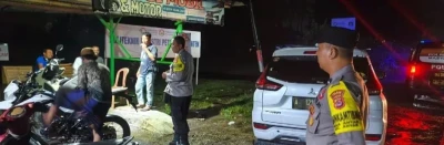 Polsek Anyar Gelar Patroli Dialogis Jaga Harkamtibmas Jelang Lebaran 1447H