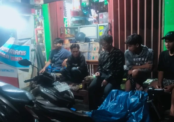 Polsek Kramatwatu Patroli ke Pemuda, Beri Arahan Kamtibmas dan Cegah Balapan Liar