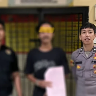 Polsek Kramatwatu Titipkan Tersangka Kepemilikan Senjata Api ke Rutan Polresta Serkot