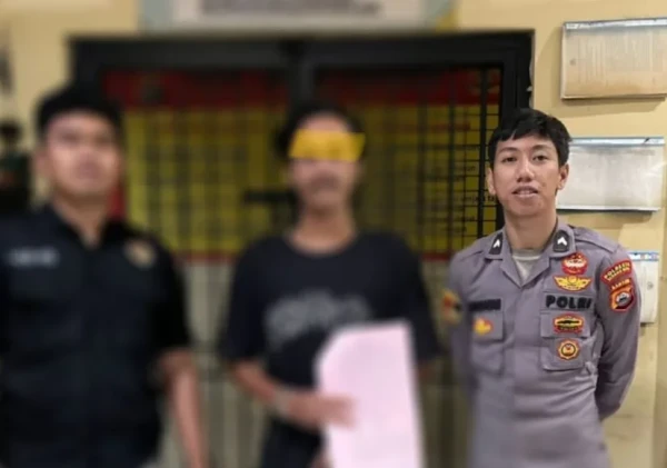 Polsek Kramatwatu Titipkan Tersangka Kepemilikan Senjata Api ke Rutan Polresta Serkot