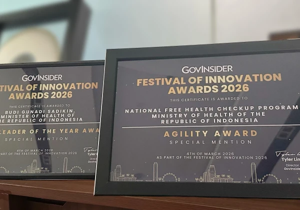 Kemenkes Raih Dua Penghargaan Inovasi Digital di Asia-Pasifik