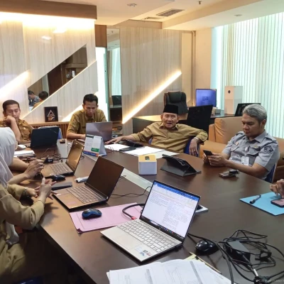 Kemenkum Banten Harmonisasi Raperwal Retribusi Pelayanan Pasar Tangerang Selatan