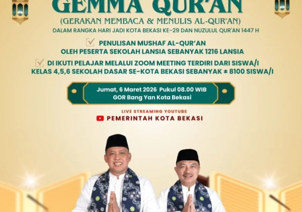 Pemkot Bekasi Gelar GEMMA QUR’AN, Pecahkan Rekor MURI Penulisan Mushaf Al-Qur’an