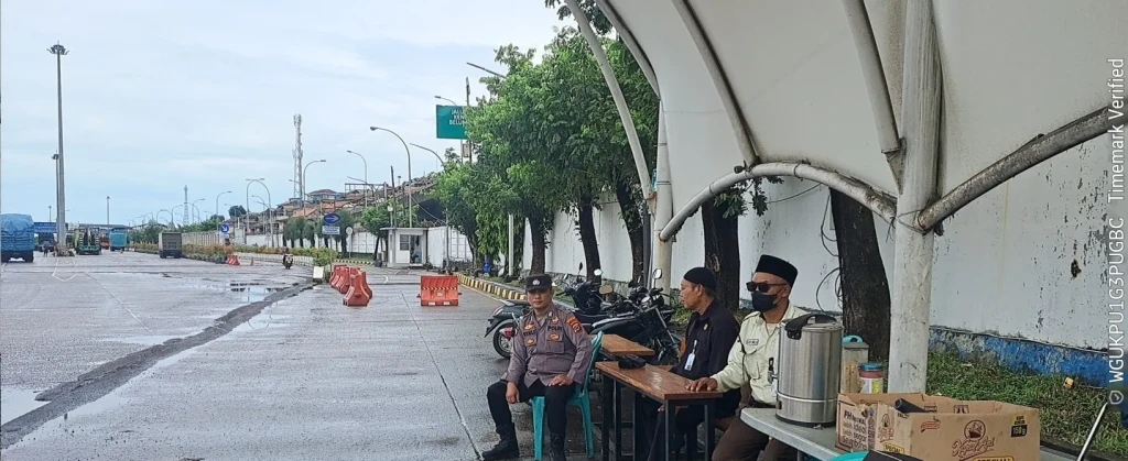 Polsek KSKP Merak Gelar Patroli Dialogis Jaga Keamanan di Pelabuhan Merak