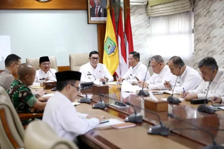 Wali Kota Sachrudin Pimpin Rapat Forkopimda, Pastikan Keamanan Jelang Lebaran di Tangerang