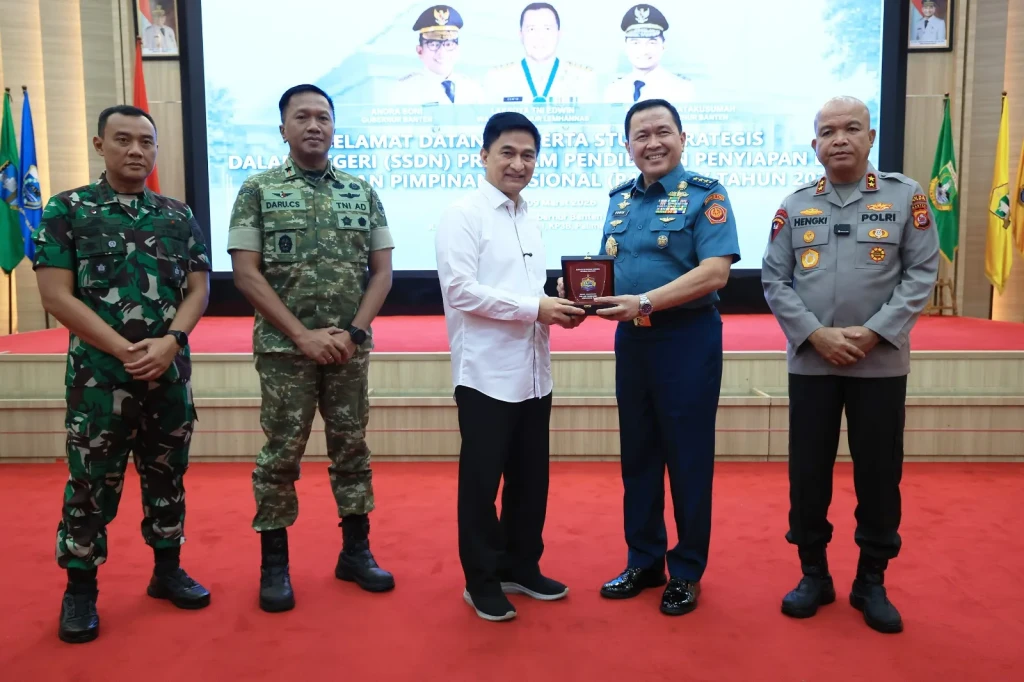 Wagub Banten Paparkan Strategi Ketahanan Pangan ke Peserta Lemhanas