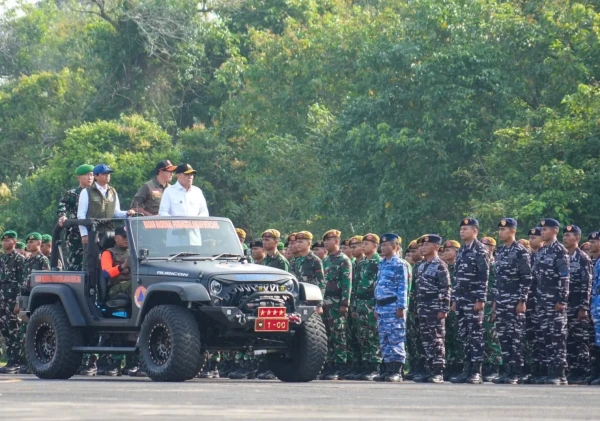 Menko Polkam Pimpin Apel Kesiapsiagaan Karhutla di Riau, Tegaskan Komitmen Pencegahan Dini