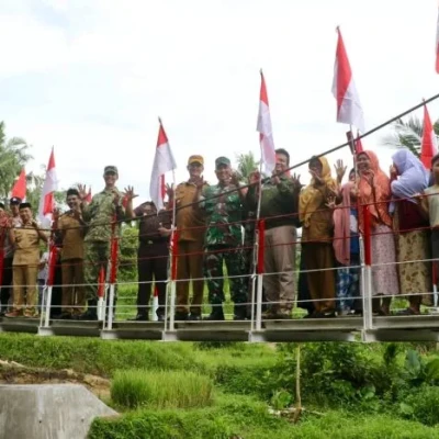 Jembatan Garuda di Baros Serang Diresmikan, Permudah Akses Warga ke Pasar