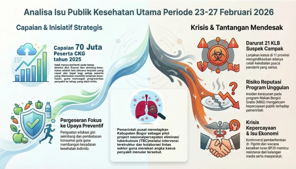 Badan Kebijakan Pembangunan Kesehatan Soroti Dinamika Isu Publik Periode Akhir Februari