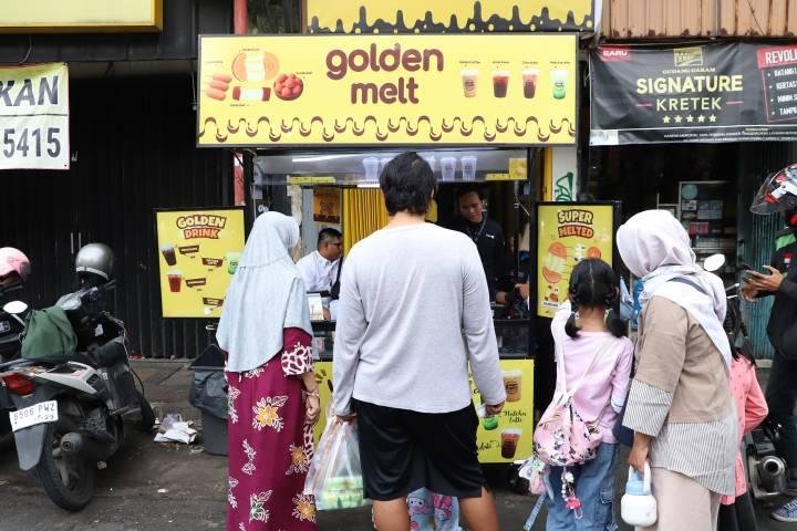Golden Melt Hadir di Pasar Lama Tangerang, Tawarkan Sensasi Keju 100 Persen Meleleh