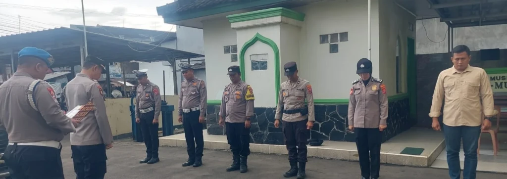 Polsek Serang Polresta Serkot Gelar Apel Pagi, Jaga Disiplin Personel