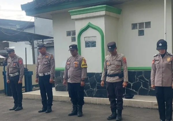 Polsek Serang Polresta Serkot Gelar Apel Pagi, Jaga Disiplin Personel