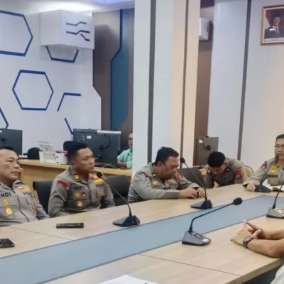 Kapolsek Serang Hadiri Rapat Koordinasi Pengamanan Banten Creative Fest Ramadhan Sale 2026