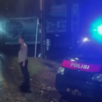 Polsek Kramatwatu Patroli Malam di Serang, Antisipasi Kejahatan Jalanan