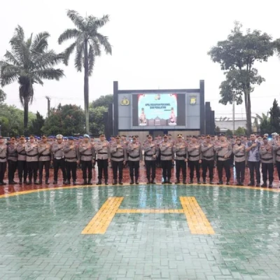 Kapolda Banten Pimpin Apel Pengecekan Kendaraan untuk Operasi Ketupat Maung 2026