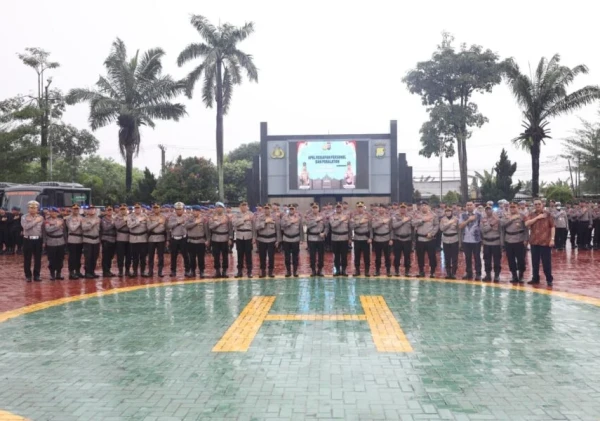 Kapolda Banten Pimpin Apel Pengecekan Kendaraan untuk Operasi Ketupat Maung 2026