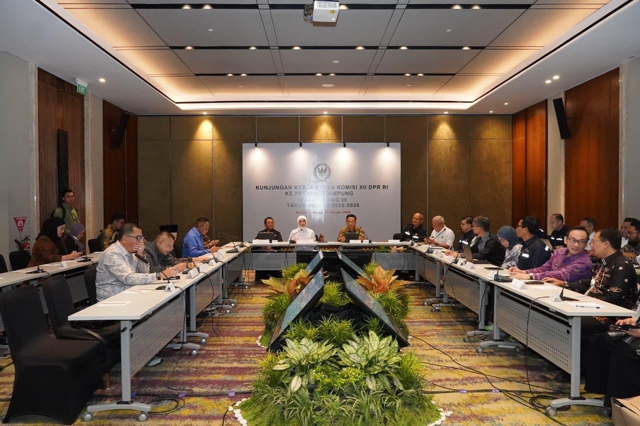 Komisi XII DPR RI Bahas Pemanfaatan Energi di Lampung dengan Pemprov Daerah