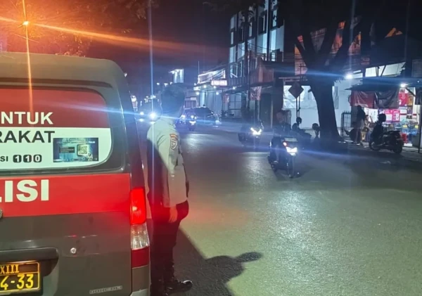 Polsek Serang Gelar Patroli Malam Jelang Sahur, Pastikan Kamtibmas Kondusif Selama Ramadan