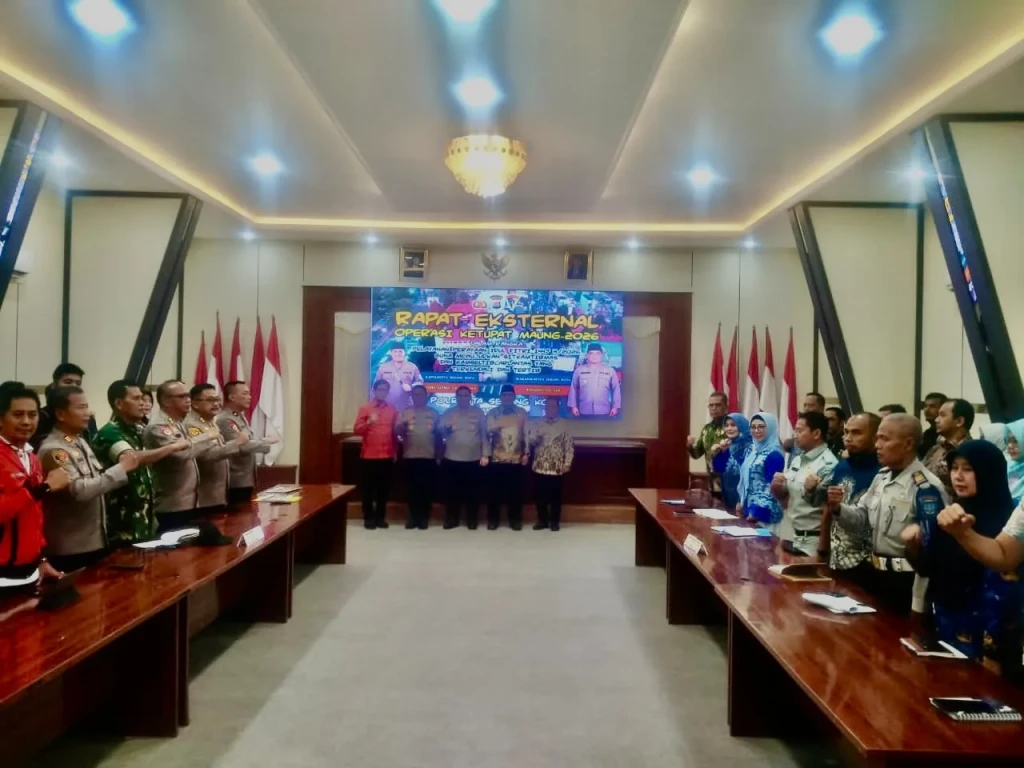 Kesbangpol Kota Serang Hadiri Rapat Koordinasi Operasi Ketupat Maung 2026
