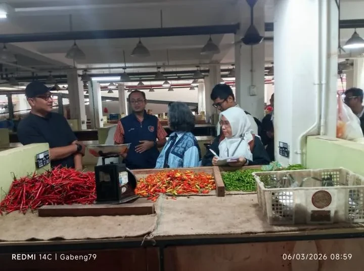 Tim Gabungan Pantau Harga Pangan di Pasar Anyar Tangerang, Pastikan Stok Aman