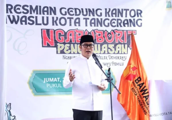 Wakil Wali Kota dan Ketua Bawaslu RI Resmikan Gedung Bawaslu Kota Tangerang