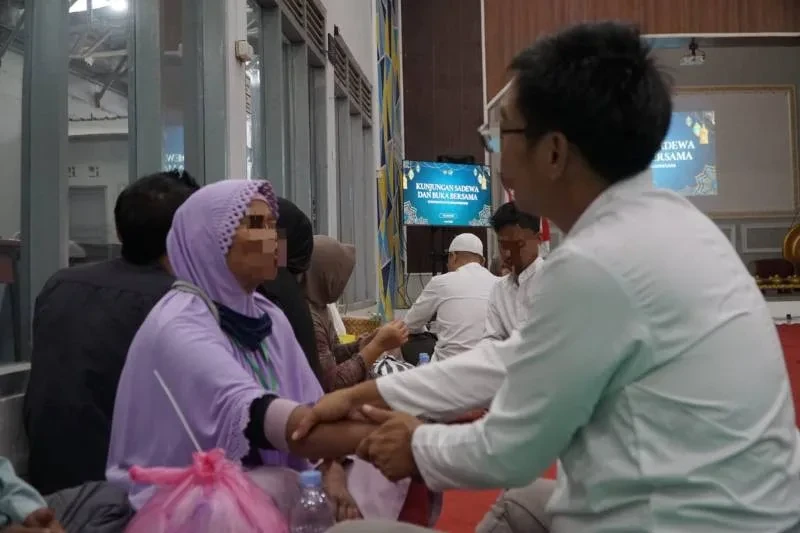 Rutan Banjarnegara Fasilitasi Buka Puasa Bersama Warga Binaan dan Keluarga