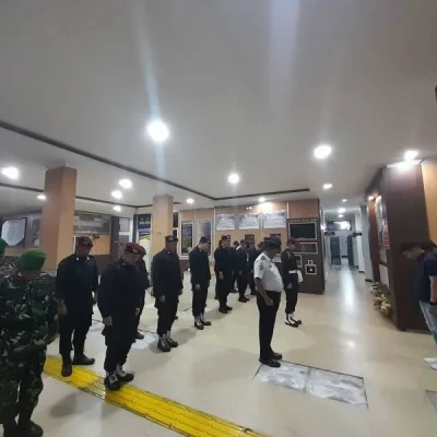 Lapas Bandar Lampung dan Kodim 0410 Sinergi Amankan Tarawih Warga Binaan