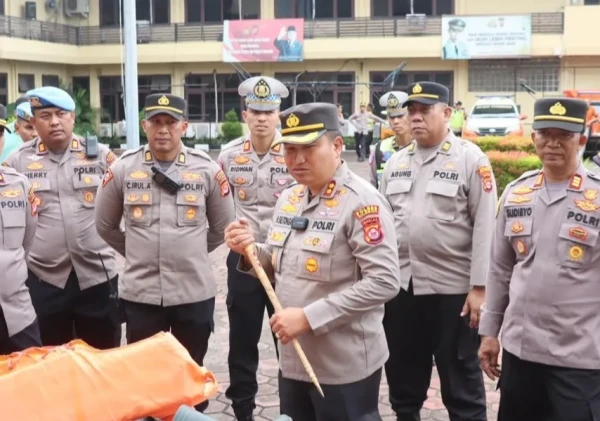 Kapolres Cilegon Cek Kesiapan Kendaraan Dinas dan Sarpras Jelang Operasi Ketupat Maung 2026