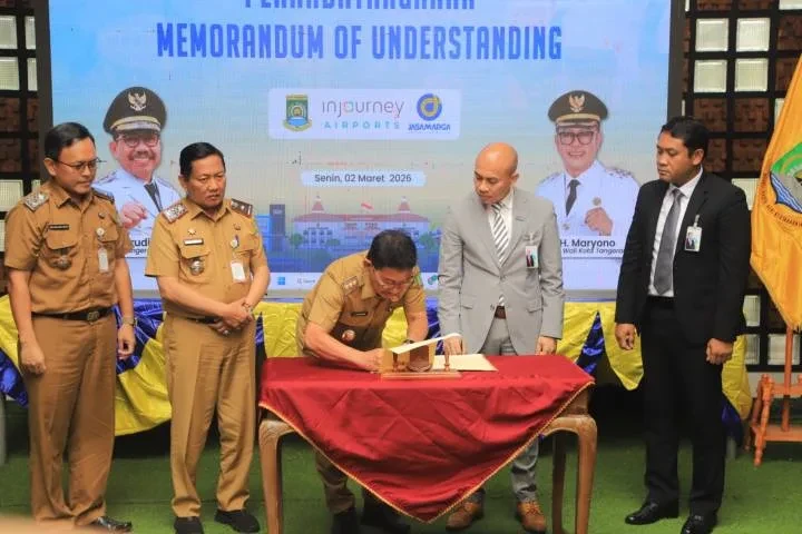 Pemkot Tangerang Teken MoU dengan Angkasa Pura dan Jasa Marga untuk Tingkatkan Akses Aerotropolis