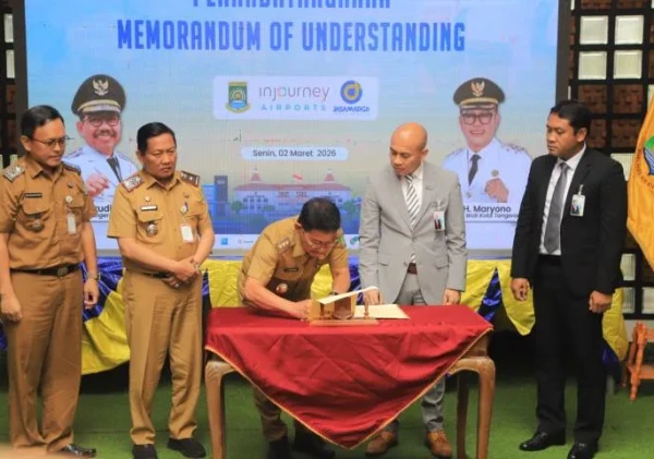 Pemkot Tangerang Teken MoU dengan Angkasa Pura dan Jasa Marga untuk Tingkatkan Akses Aerotropolis