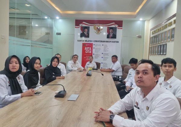 Komitmen Pelayanan Terbaik, Kemenkum Banten Siap Impelementasikan Permenkum Nomor 4 Tahun 2026