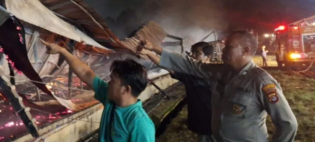 Kandang Ayam di Gunung Sari Serang Terbakar, Polisi Selidiki Penyebabnya
