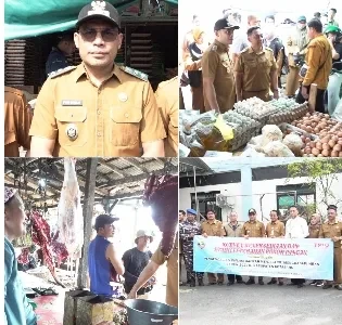 Wakil Bupati Kotabaru Pimpin Survei Harga Bapokting Jelang Idul Fitri 1447 H