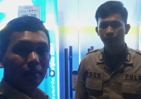 Polsek Serang Patroli Bank BJB Sudirman, Pastikan Keamanan Objek Vital Terjaga