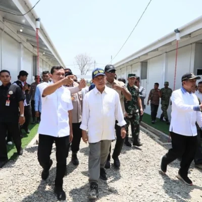Mendagri Tito Karnavian Tinjau Hunian Sementara di Pidie Jaya Aceh