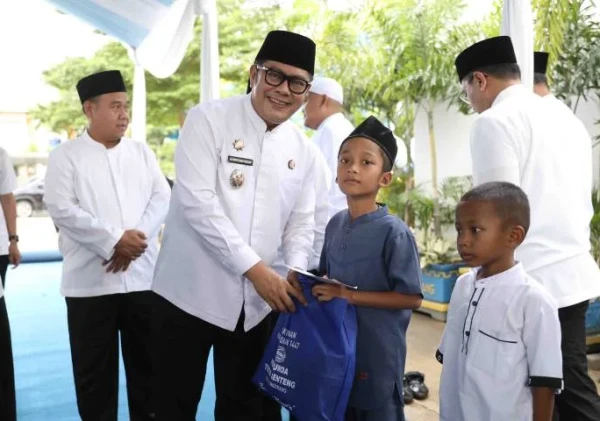 Wakil Wali Kota Maryono Hasan Beri Santunan Anak Yatim Saat Peringatan Nuzulul Qur'an