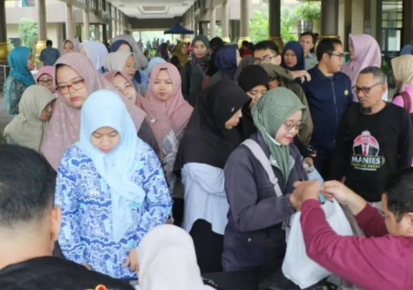 DKPP Kabupaten Serang Gelar Gerakan Pangan Murah di Puspemkab Jelang Idul Fitri