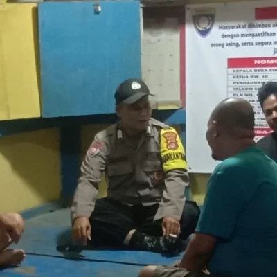 Polres Serang Gencarkan Sambang Poskamling, Perkuat Sinergi Jaga Kamtibmas