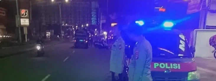 Personel Polsek Serang Patroli Dini Hari, Jaga Kamtibmas Tetap Kondusif