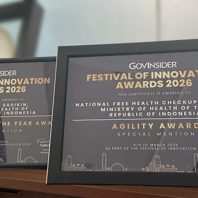 Kemenkes Raih Dua Penghargaan Inovasi Digital di Festival Asia-Pasifik