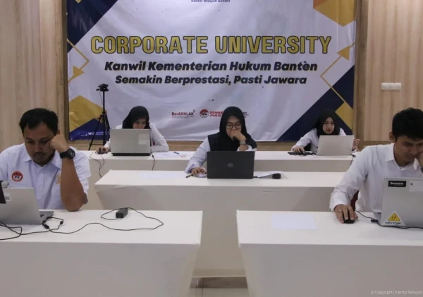 Lima Pegawai Kemenkum Banten Ikuti Ujian Penyesuaian Ijazah dan Dinas