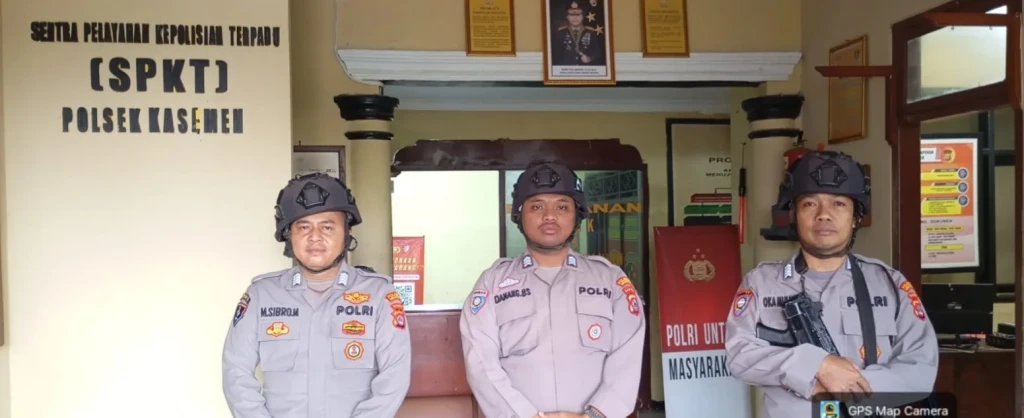 Polsek Kasemen Polresta Serkot Perketat Pengamanan Mako, Antisipasi Gangguan Tak Terduga